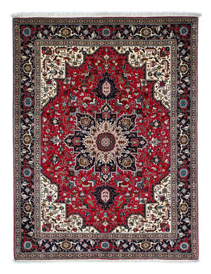 Tappeto Persero - Tabriz - Reale - 206 x 151 cm - rosso