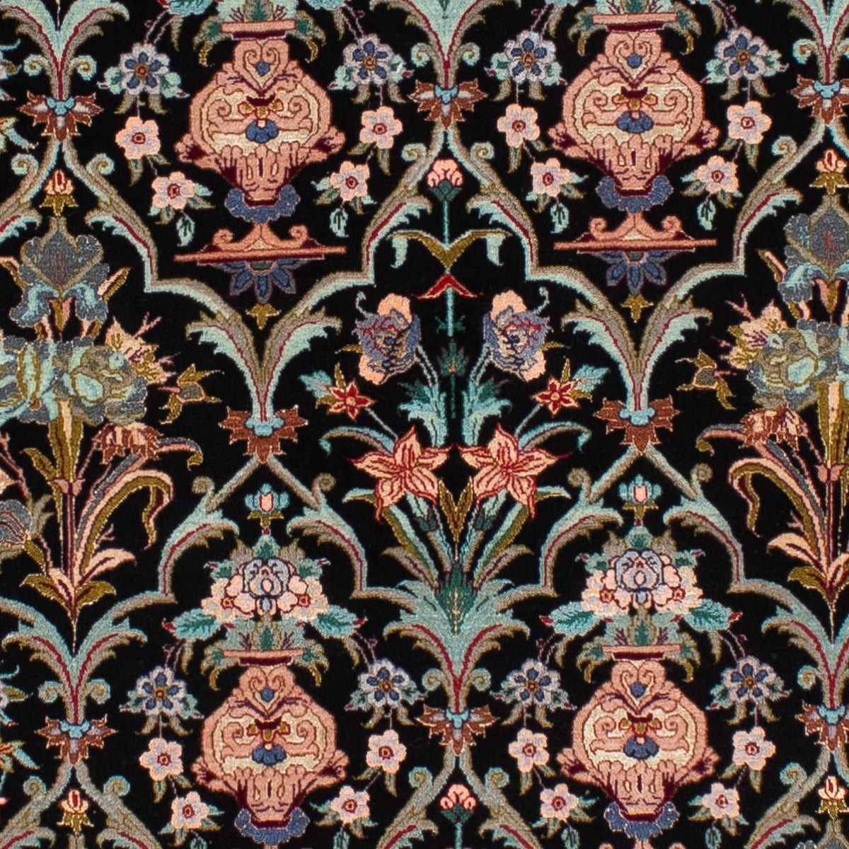 Tappeto Persero - Isfahan - Premio - 233 x 156 cm - blu scuro
