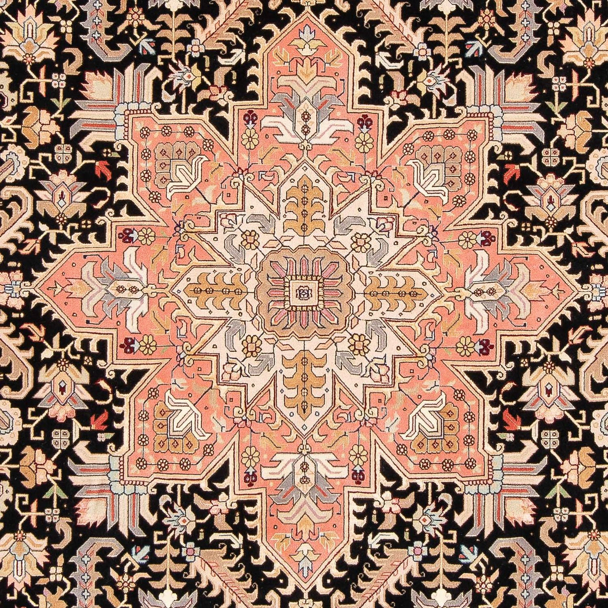 Tappeto Persero - Tabriz - Reale - 311 x 204 cm - blu scuro
