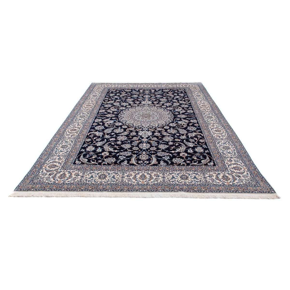 Tappeto Persero - Nain - Premio - 310 x 202 cm - blu scuro