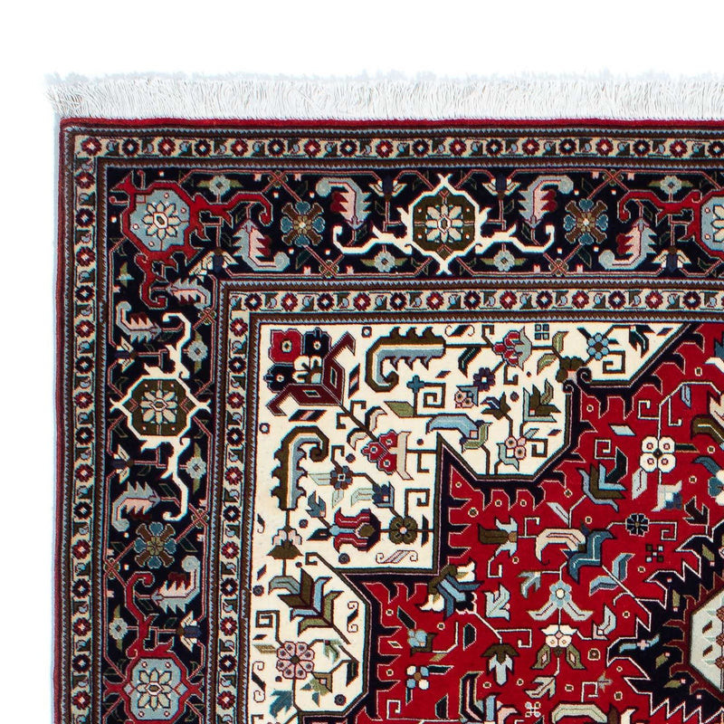 Tappeto Persero - Tabriz - Reale - 212 x 154 cm - rosso scuro