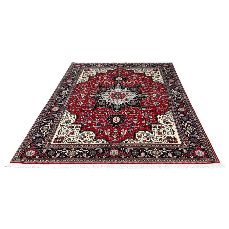 Tappeto Persero - Tabriz - Reale - 212 x 154 cm - rosso scuro