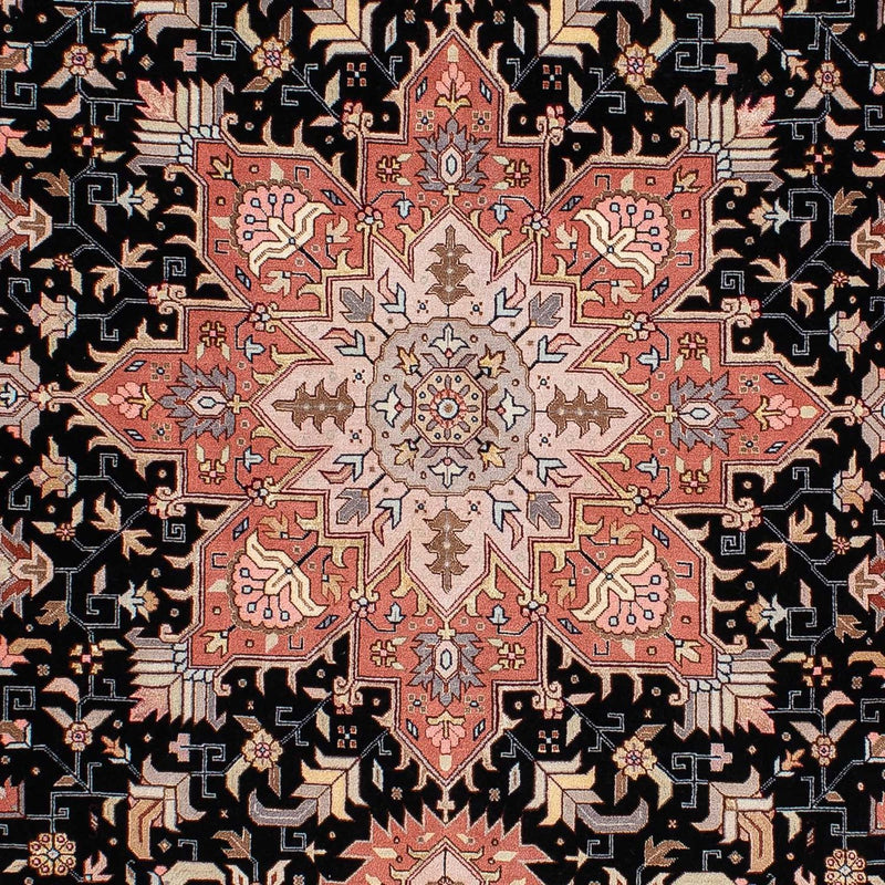 Tappeto Persero - Tabriz - Reale - 214 x 151 cm - blu scuro