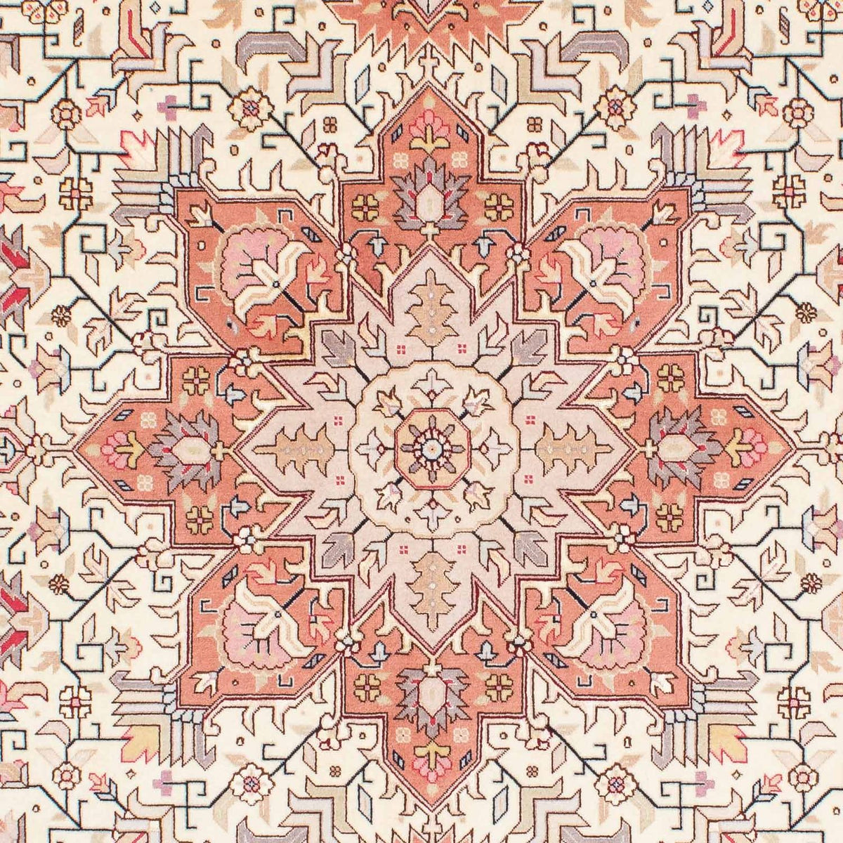 Tappeto Persero - Tabriz - Reale - 208 x 153 cm - beige