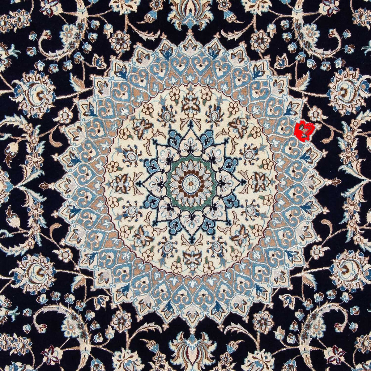 Tappeto Persero - Nain - Reale - 300 x 202 cm - nero