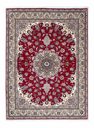 Tappeto Persero - Tabriz - Reale - 202 x 150 cm - rosso scuro