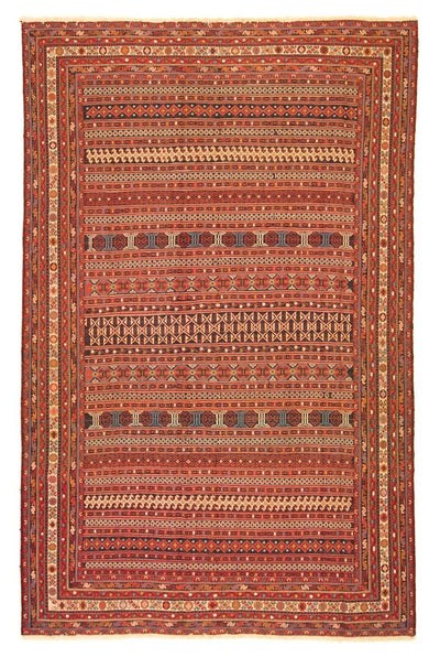 Afshar Sirjan Tappeto 196x291cm - Tappeto persiano