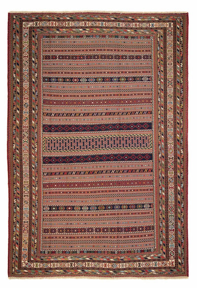 Afshar Sirjan Tappeto 197x290cm - Tappeto persiano