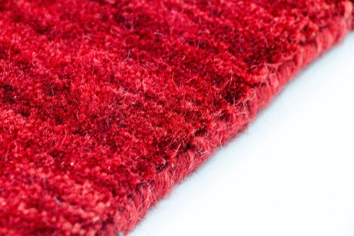 Tappeto di lana - 178 x 117 cm - rosso