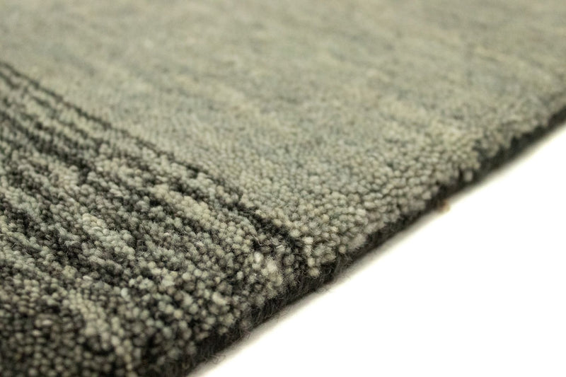 Tappeto corsia Tappeto Gabbeh - Indus - 200 x 80 cm - argento
