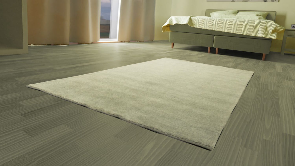 Tappeto Gabbeh - Indus - 160 x 90 cm - argento