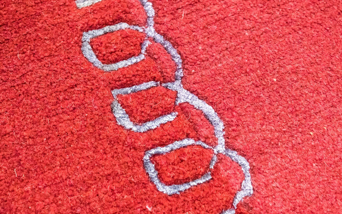 Tappeto Nepal - 230 x 160 cm - rosso