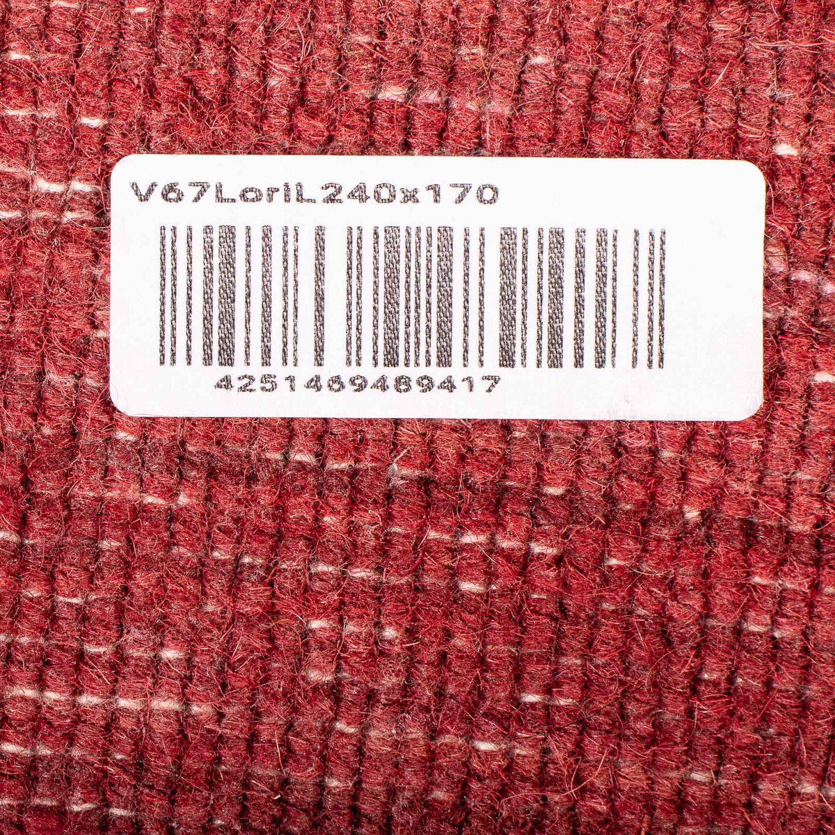 Tappeto Gabbeh - Loribaft Softy - 240 x 170 cm - rosso scuro