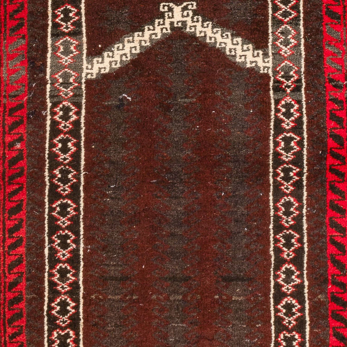 Tappeto Belutsch - 147 x 97 cm - rosso scuro