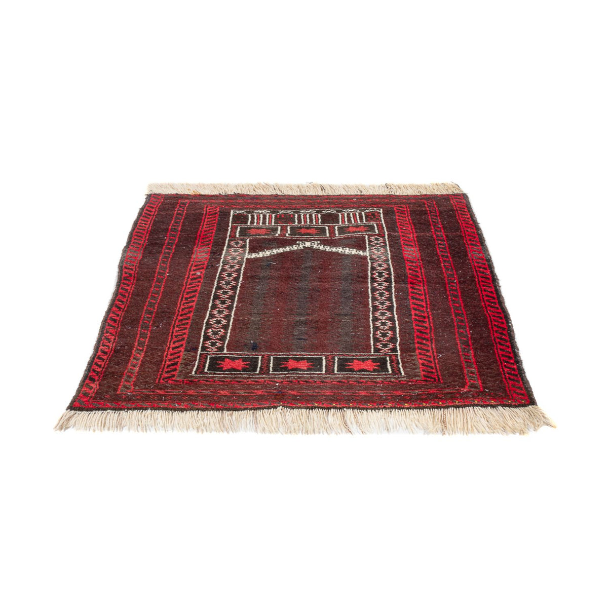 Tappeto Belutsch - 147 x 97 cm - rosso scuro