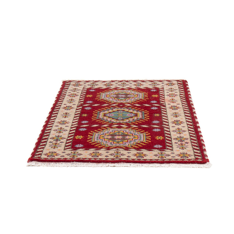 Tappeto orientale - 160 x 90 cm - rosso scuro