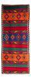 Tappeto corsia Tappeto Kelim - Vecchio - 360 x 150 cm - multicolore