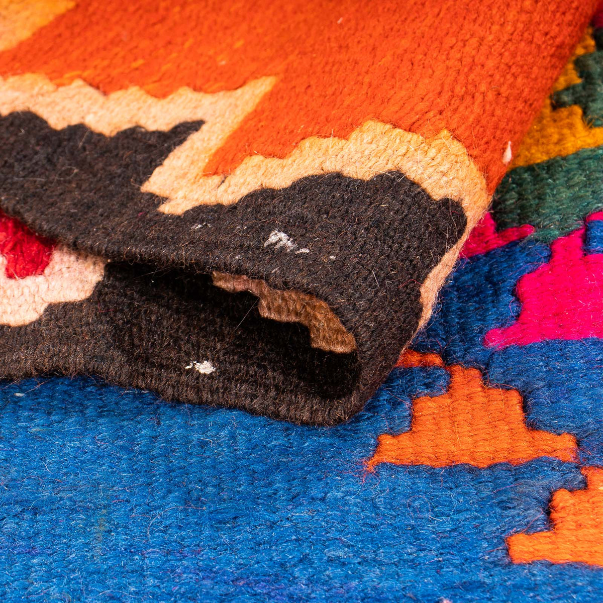 Tappeto corsia Tappeto Kelim - Vecchio - 360 x 150 cm - multicolore