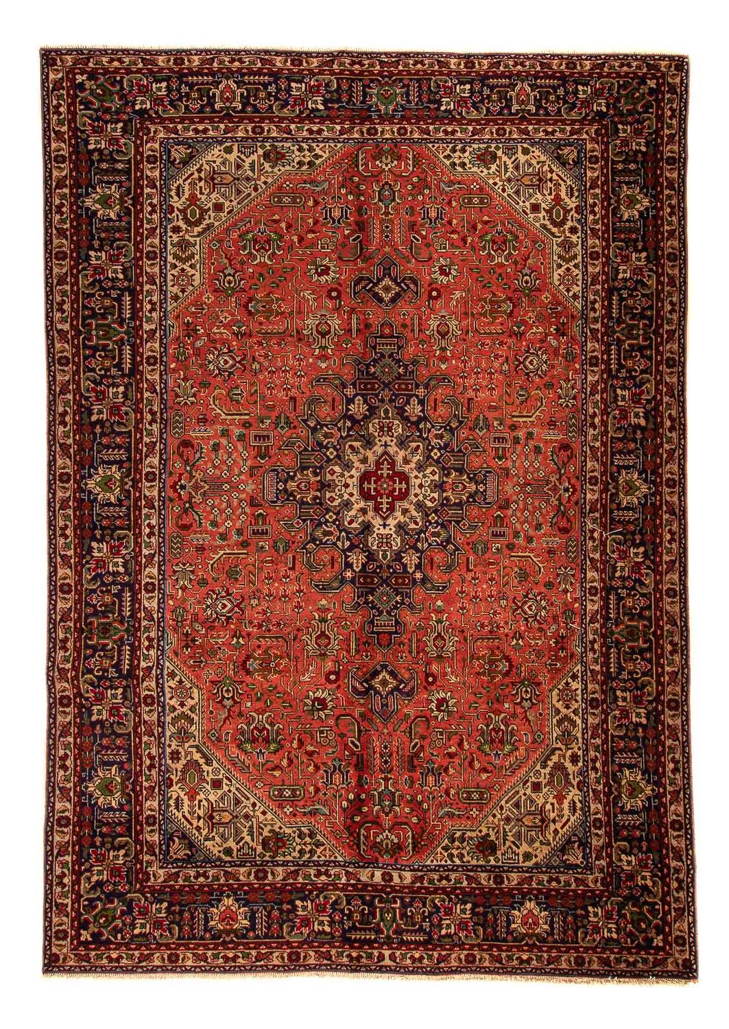 Tappeto Persero - Tabriz - 295 x 195 cm - rosso chiaro