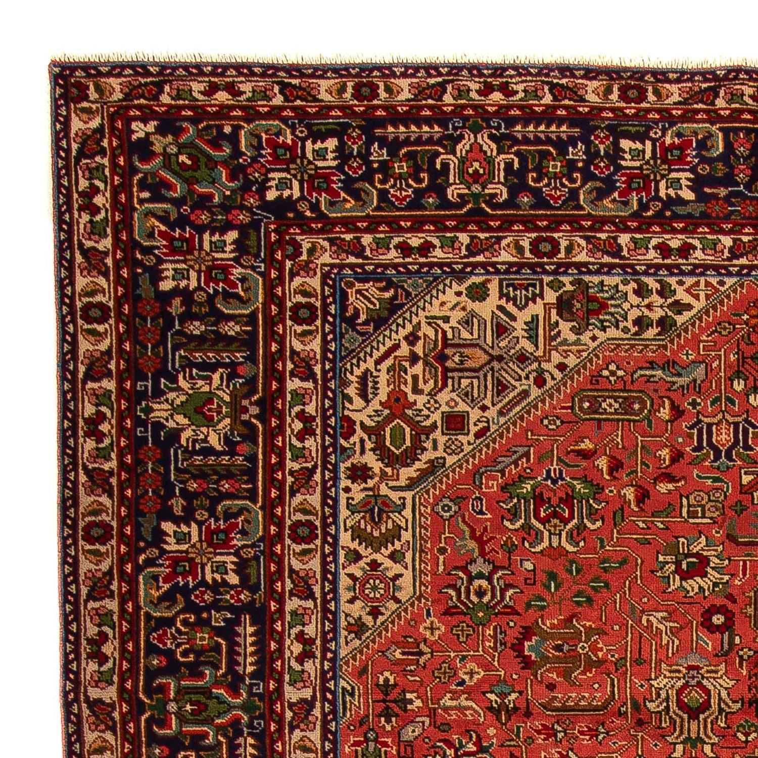 Tappeto Persero - Tabriz - 295 x 195 cm - rosso chiaro