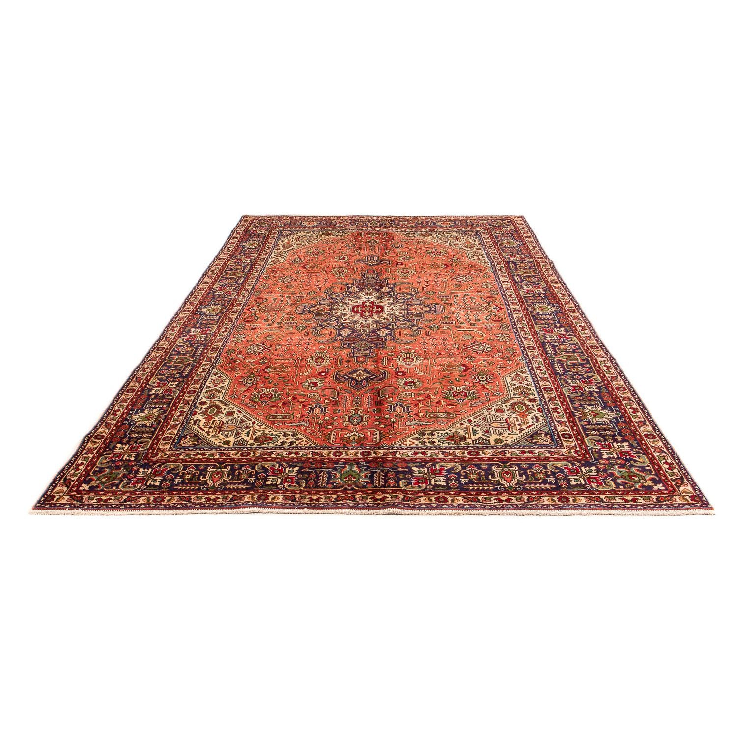 Tappeto Persero - Tabriz - 295 x 195 cm - rosso chiaro