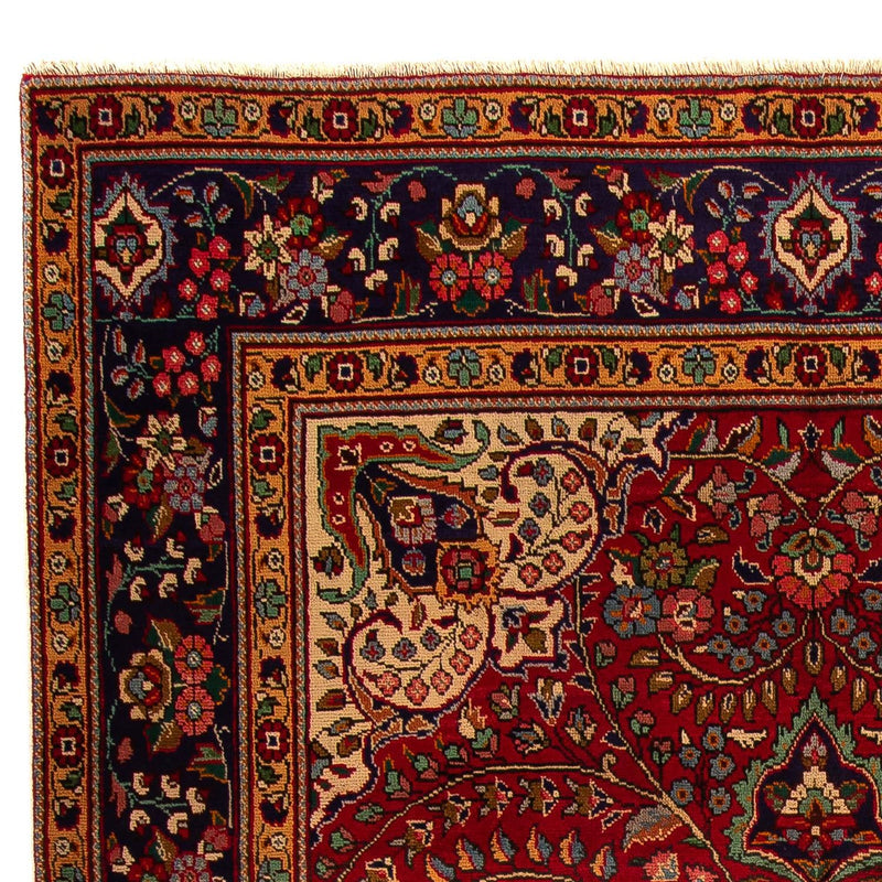 Tappeto Persero - Tabriz - 314 x 203 cm - rosso scuro