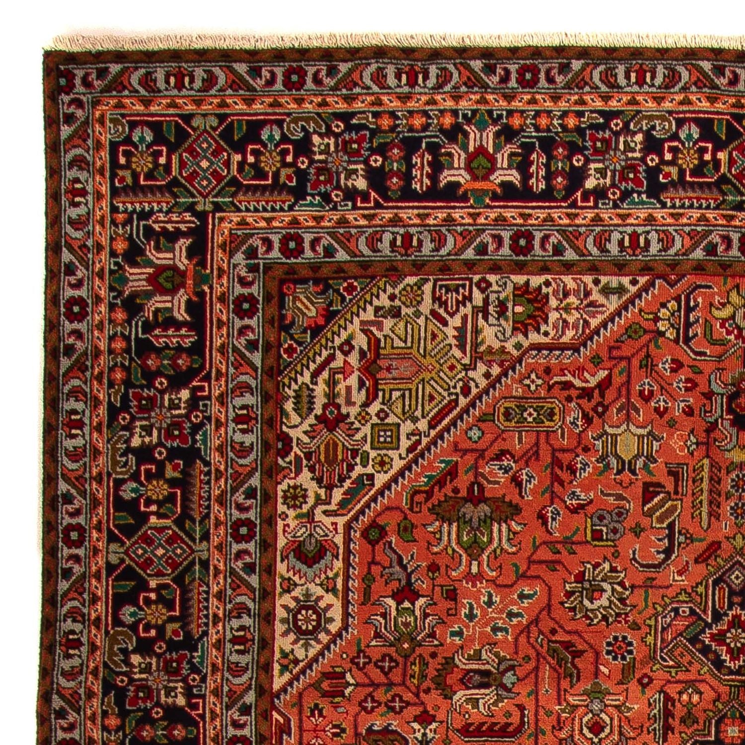 Tappeto Persero - Tabriz - 295 x 195 cm - rosso chiaro