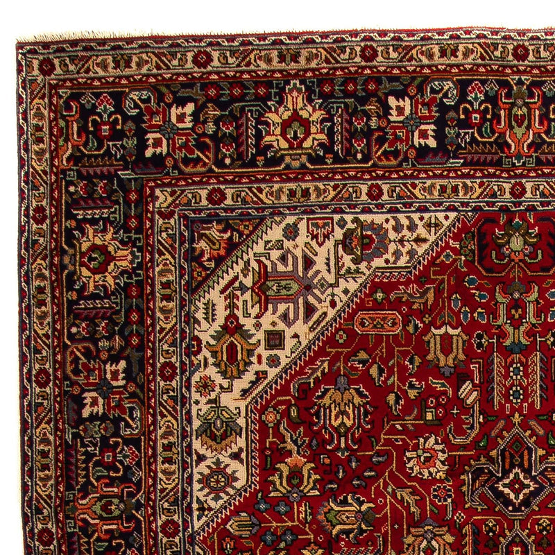 Tappeto Persero - Tabriz - 305 x 195 cm - rosso scuro