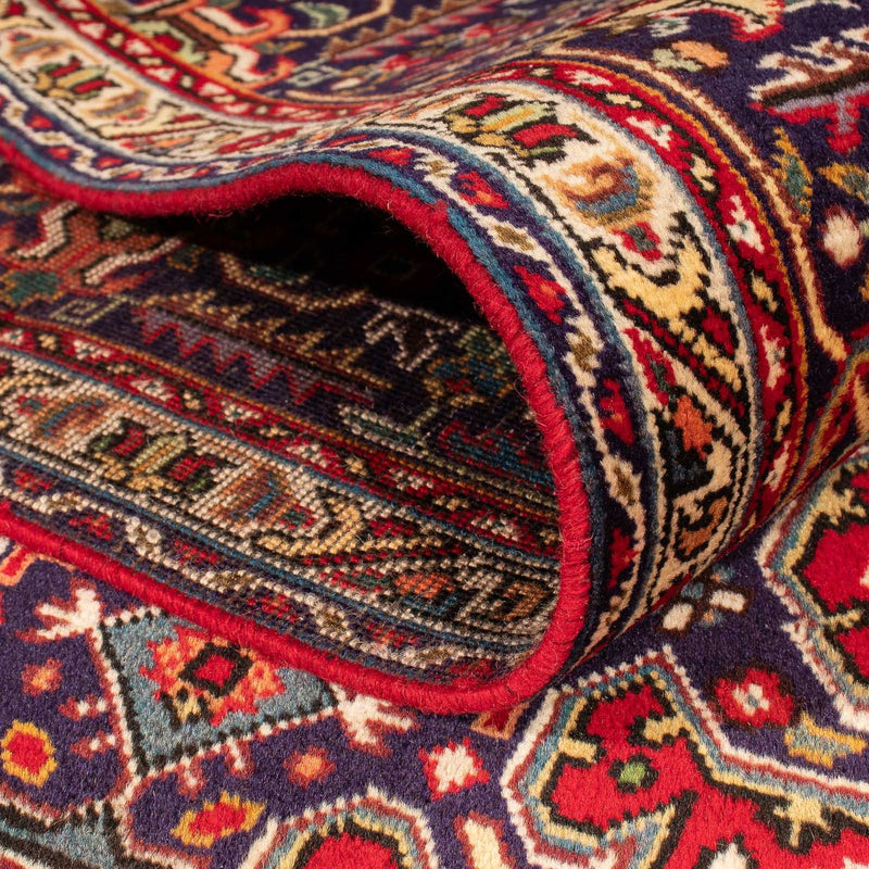 Tappeto Persero - Tabriz - 305 x 195 cm - rosso scuro