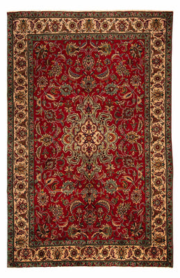 Tappeto Persero - Tabriz - 305 x 200 cm - rosso scuro