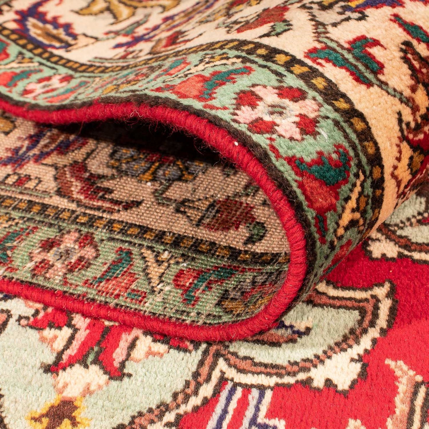 Tappeto Persero - Tabriz - 305 x 200 cm - rosso scuro
