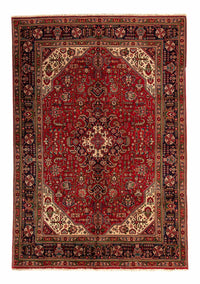 Tappeto Persero - Tabriz - 295 x 195 cm - rosso scuro