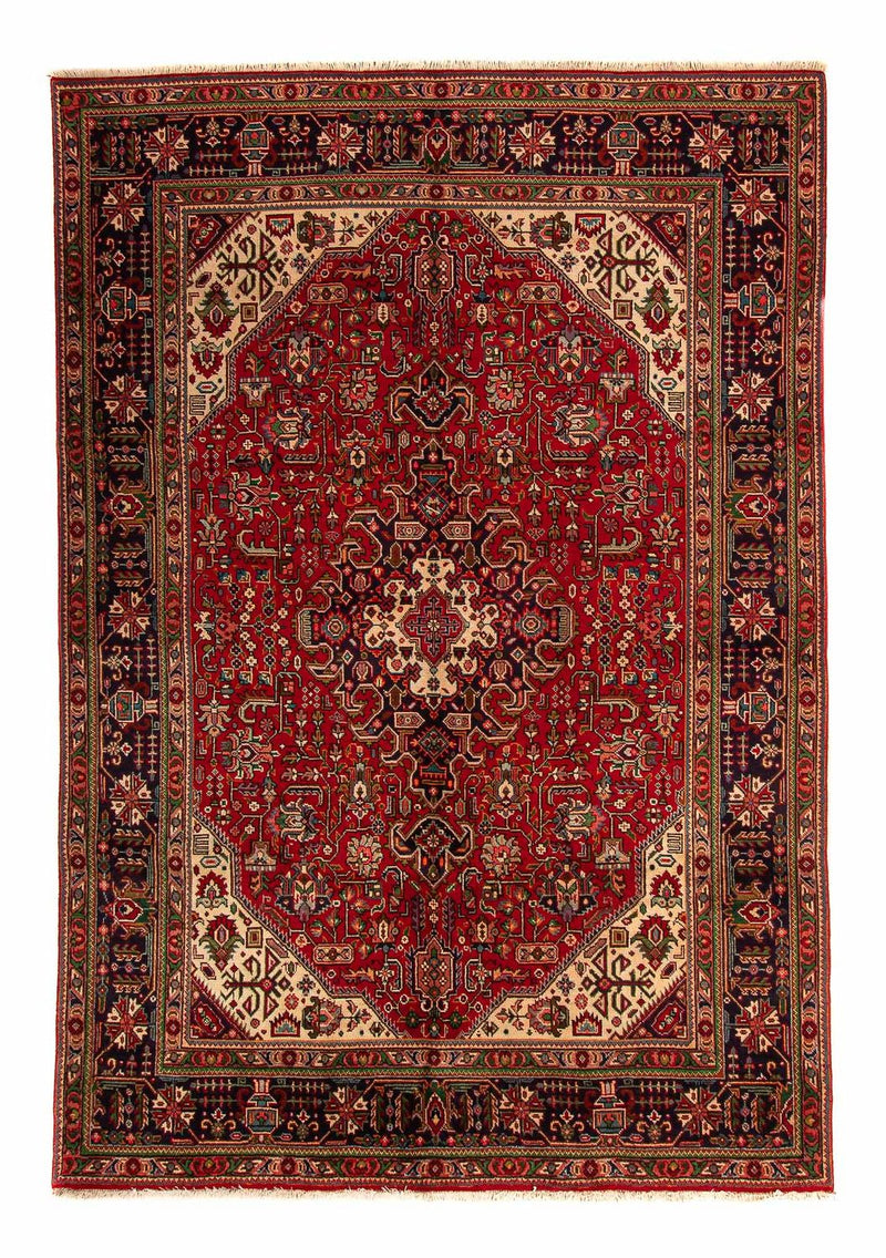 Tappeto Persero - Tabriz - 295 x 195 cm - rosso scuro