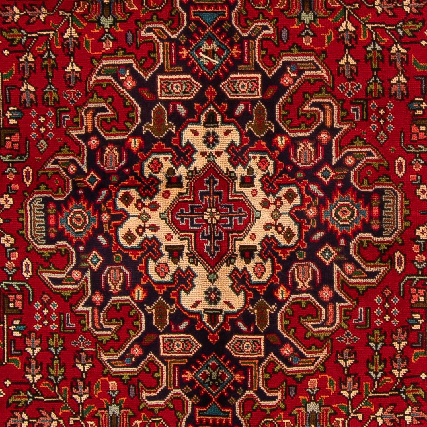 Tappeto Persero - Tabriz - 295 x 195 cm - rosso scuro