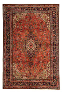 Tappeto Persero - Tabriz - 295 x 195 cm - rosso chiaro