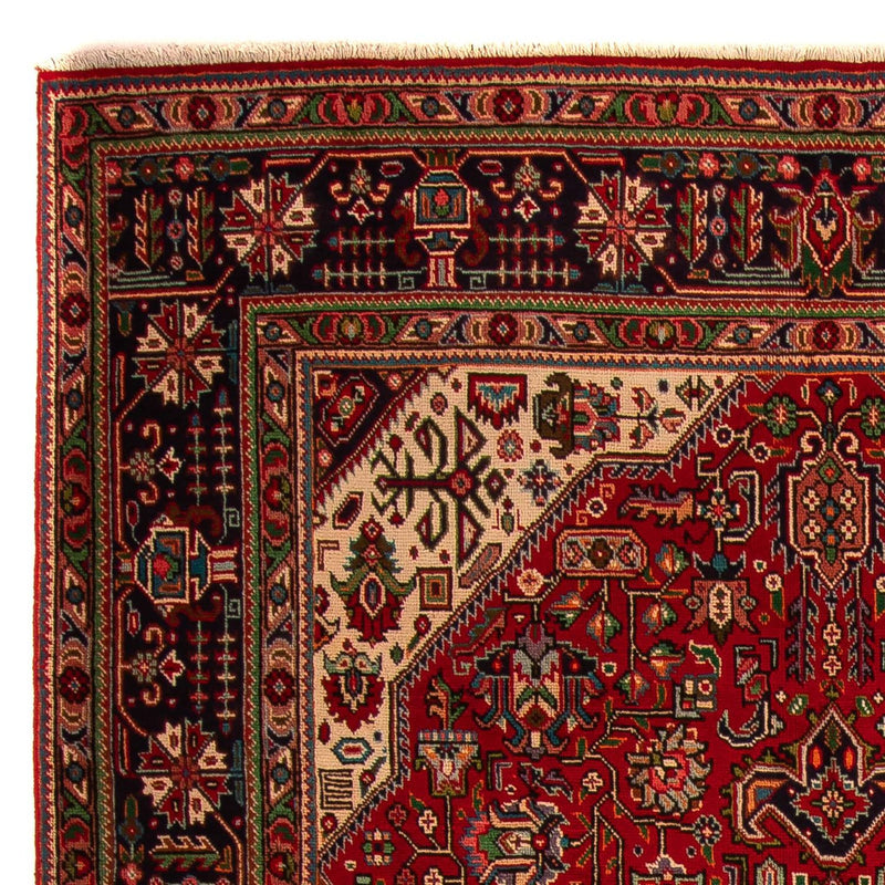 Tappeto Persero - Tabriz - 297 x 195 cm - rosso scuro
