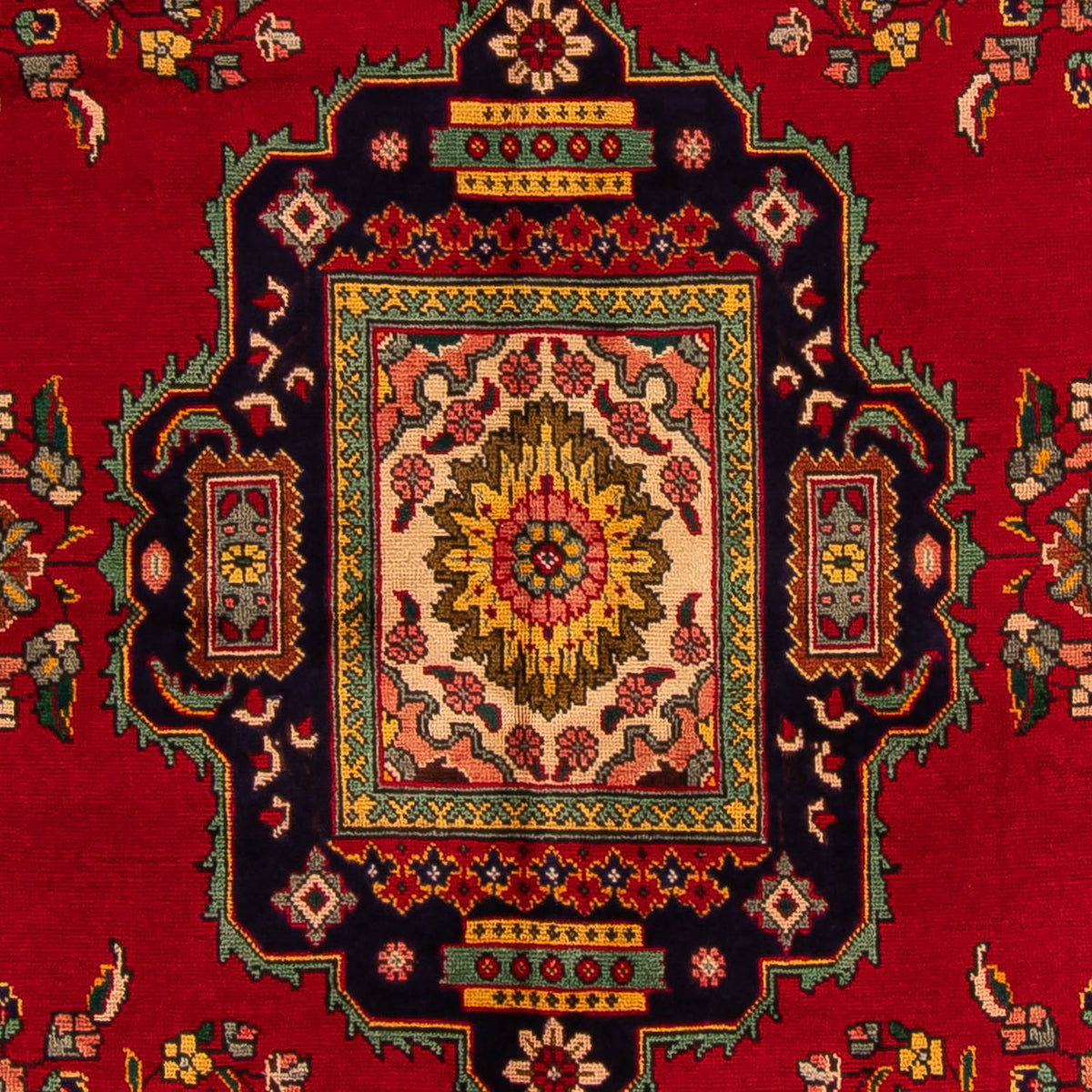 Tappeto Persero - Tabriz - 297 x 197 cm - rosso scuro