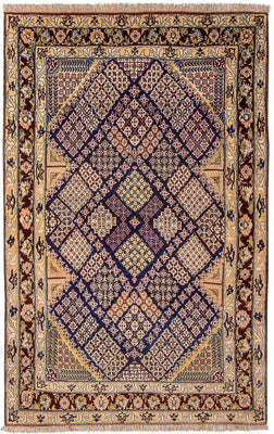 Tappeto Persero - Isfahan - Premio - 143 x 92 cm - blu