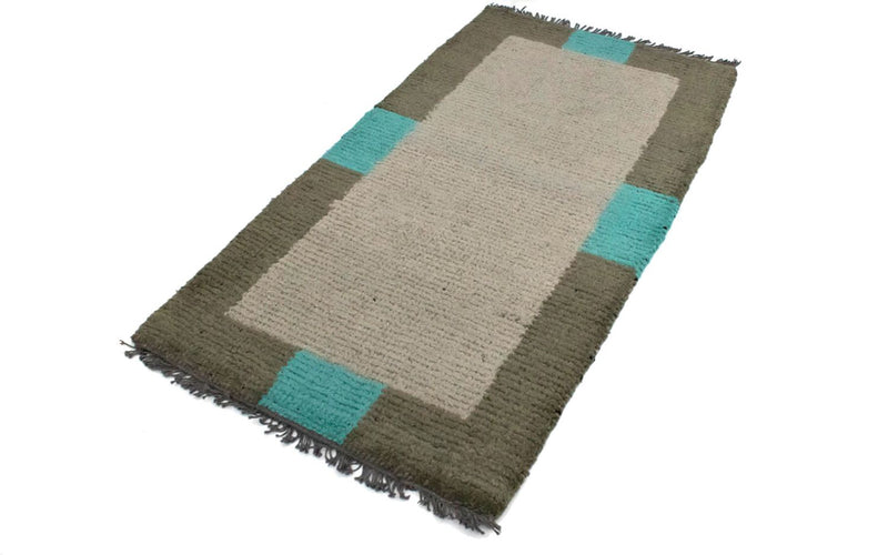 Tappeto Nepal - 140 x 70 cm - grigio