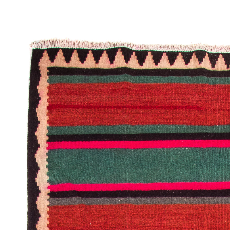 Tappeto corsia Tappeto Kelim - Vecchio - 370 x 145 cm - multicolore