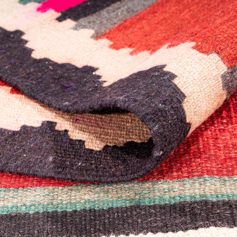 Tappeto corsia Tappeto Kelim - Vecchio - 370 x 145 cm - multicolore