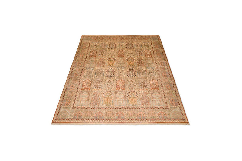 Tappeto di seta - Seta del Kashmir - 308 x 241 cm - multicolore