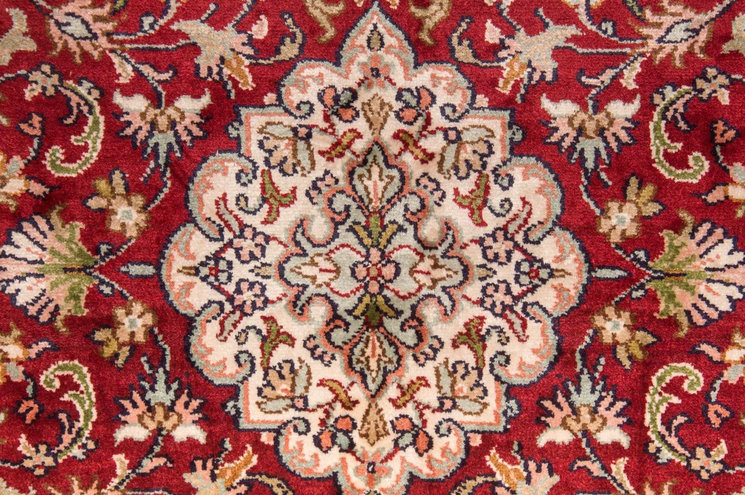 Tappeto di seta - Seta del Kashmir - 120 x 80 cm - rosso