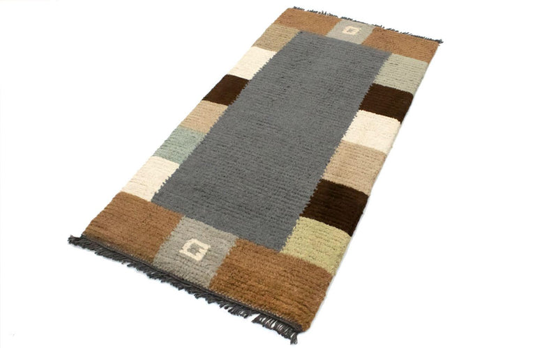Tappeto Nepal - 140 x 70 cm - grigio