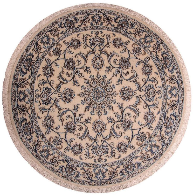 Tappeto Persero - Nain - Reale rotondo  - 150 x 150 cm - beige