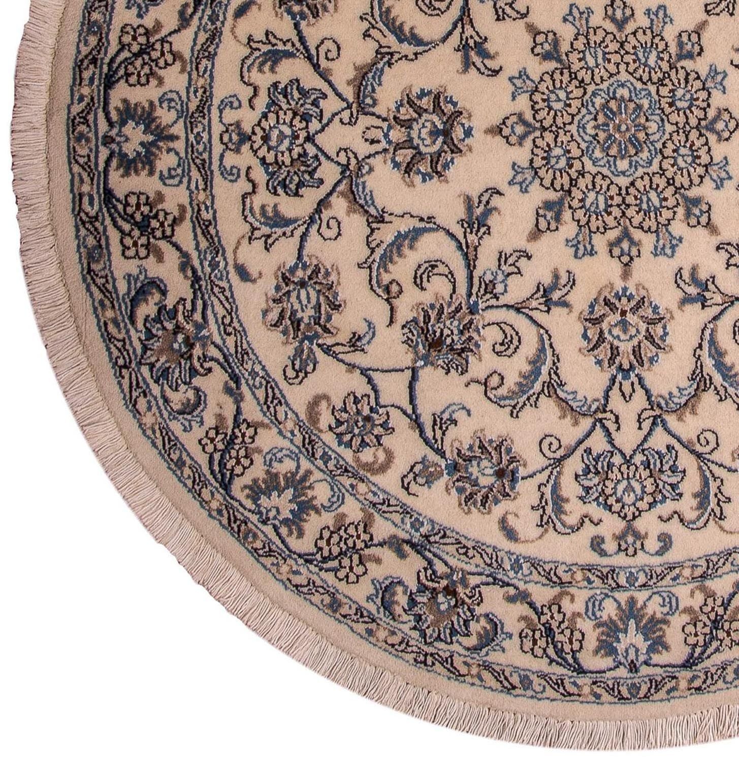 Tappeto Persero - Nain - Reale rotondo  - 150 x 150 cm - beige