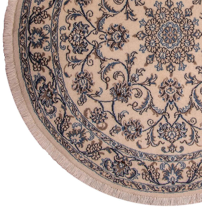 Tappeto Persero - Nain - Reale rotondo  - 150 x 150 cm - beige