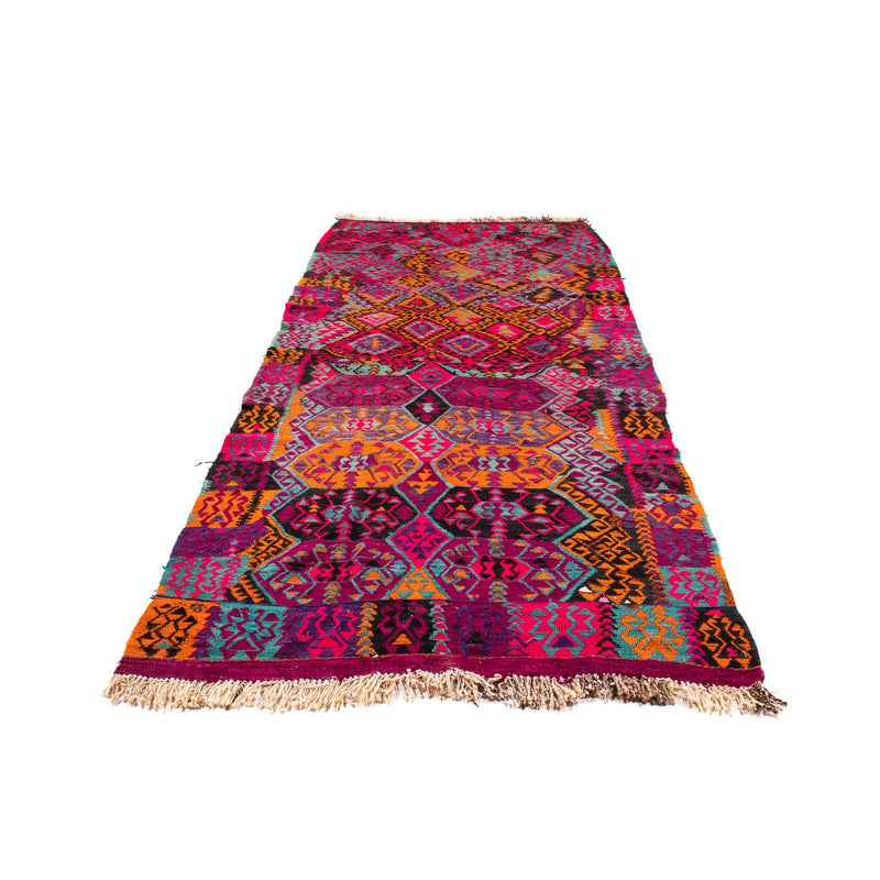 Tappeto corsia Tappeto Kelim - Vecchio - 310 x 137 cm - multicolore