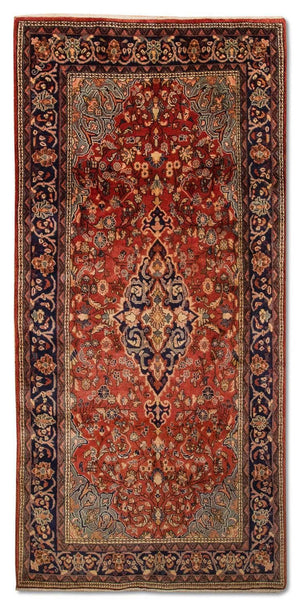 Tappeto corsia Tappeto Persero - Classico - 237 x 108 cm - rosso