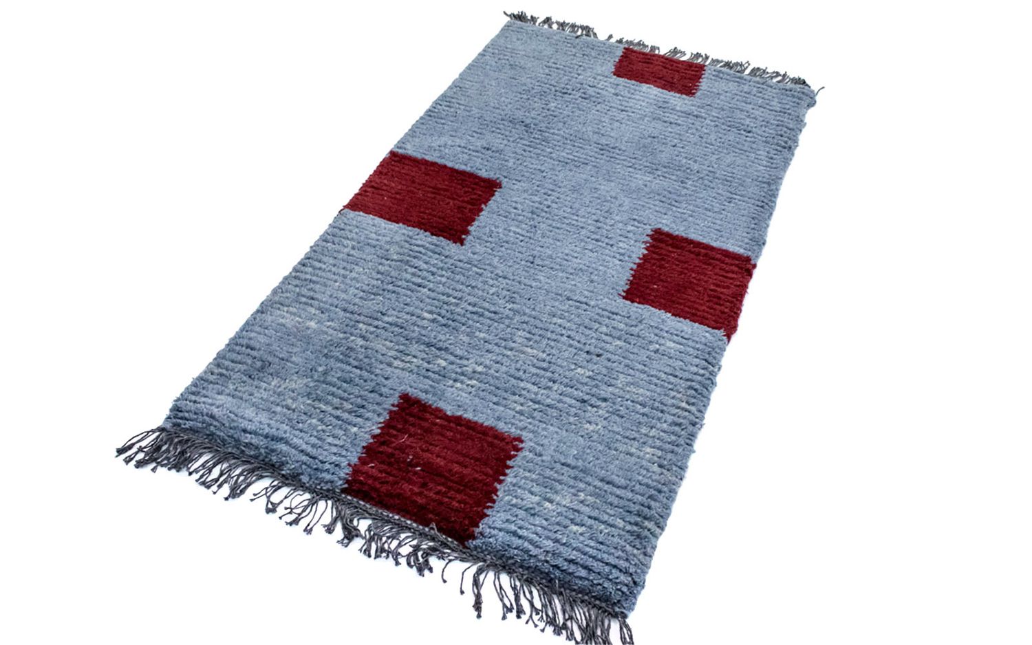 Tappeto Nepal - 140 x 70 cm - blu chiaro